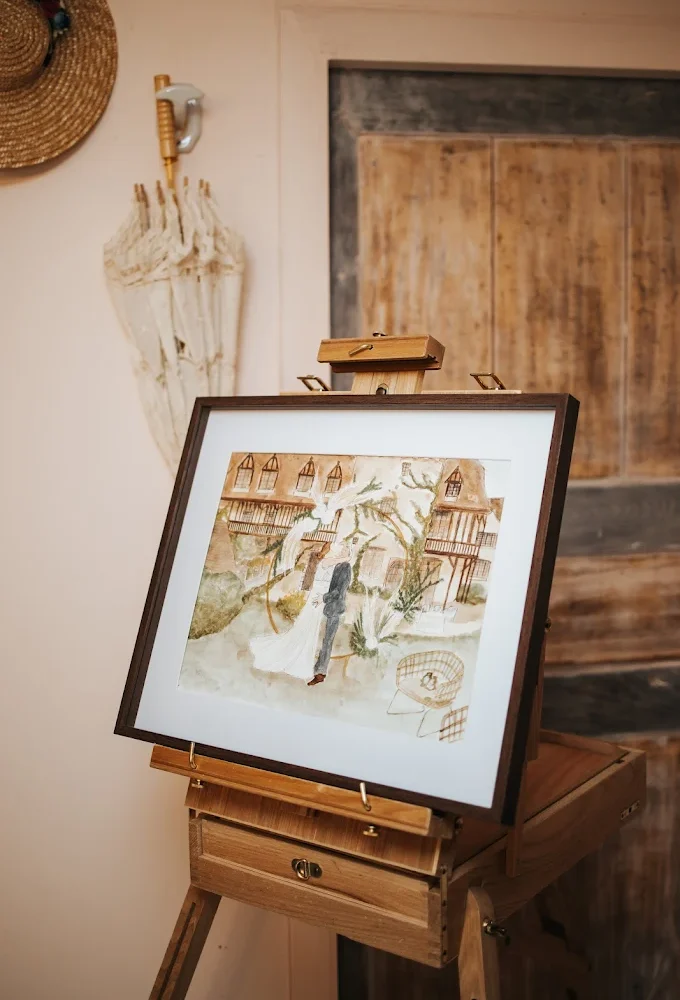 Aquarelle personnalisée A3 – Tableau souvenir illustré