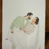 Aquarelle personnalisée A4 – Portrait avec décor sur mesure